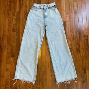 ZARA - Z1975 WIDE LEG CUT OUT JEANS